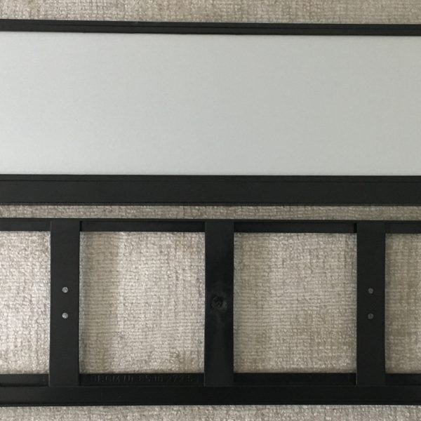 Silver Number Plate Surround